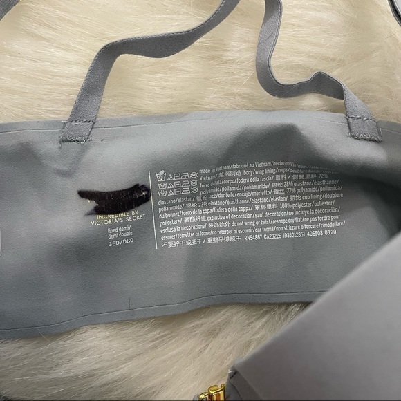 Victoria secret incredible gray bra size 36D - Picture 2 of 3